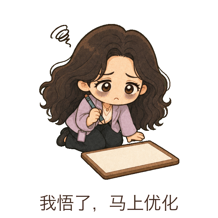 我悟了，马上优化