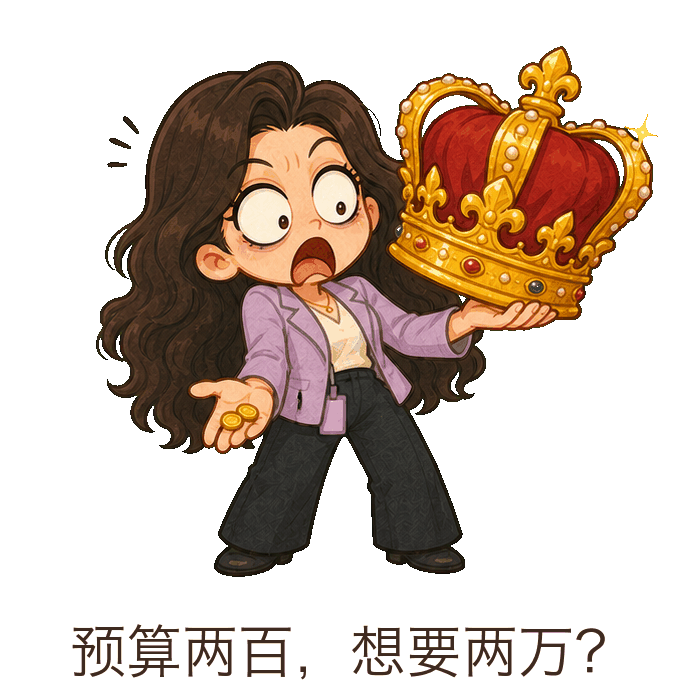 预算两百想要两万动态表情