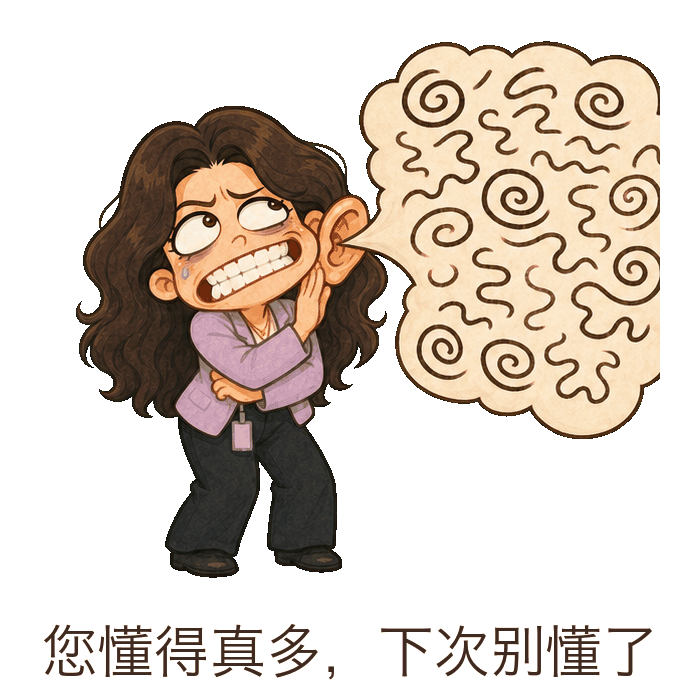 您懂得真多，下次别懂了