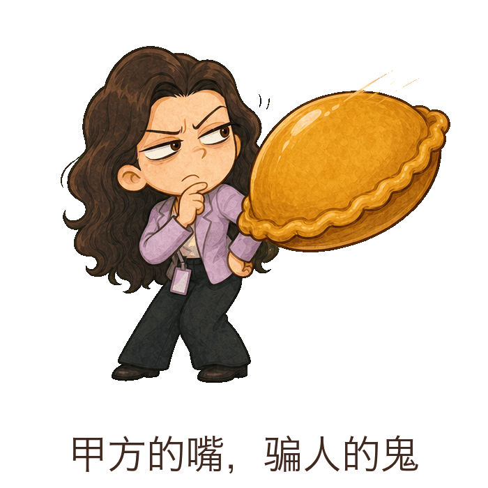 甲方的嘴，骗人的鬼